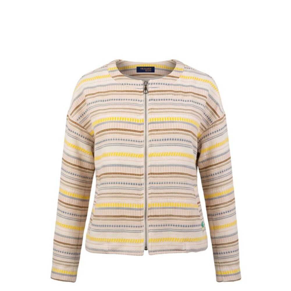 Trussardi Jeans Beige Cotton Women's Women's Jacket